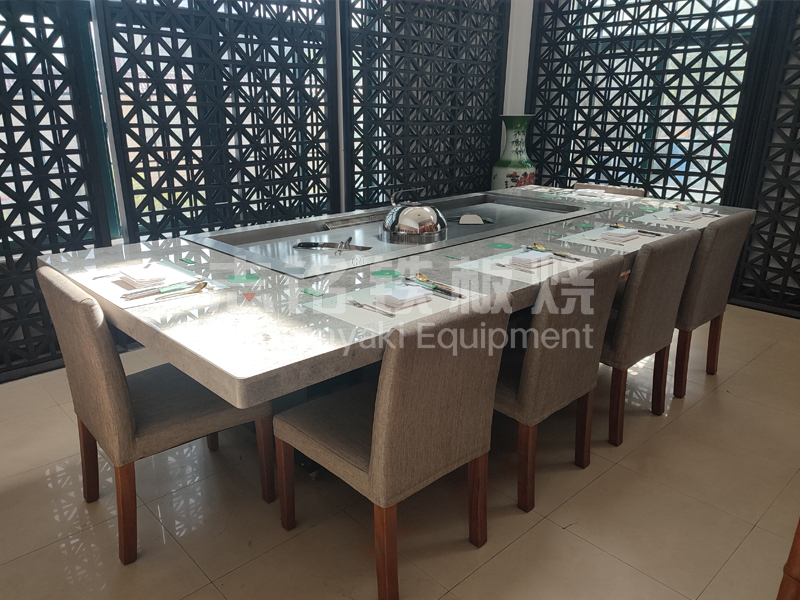 志銘鐵板燒設(shè)備大理石臺面圖片大全